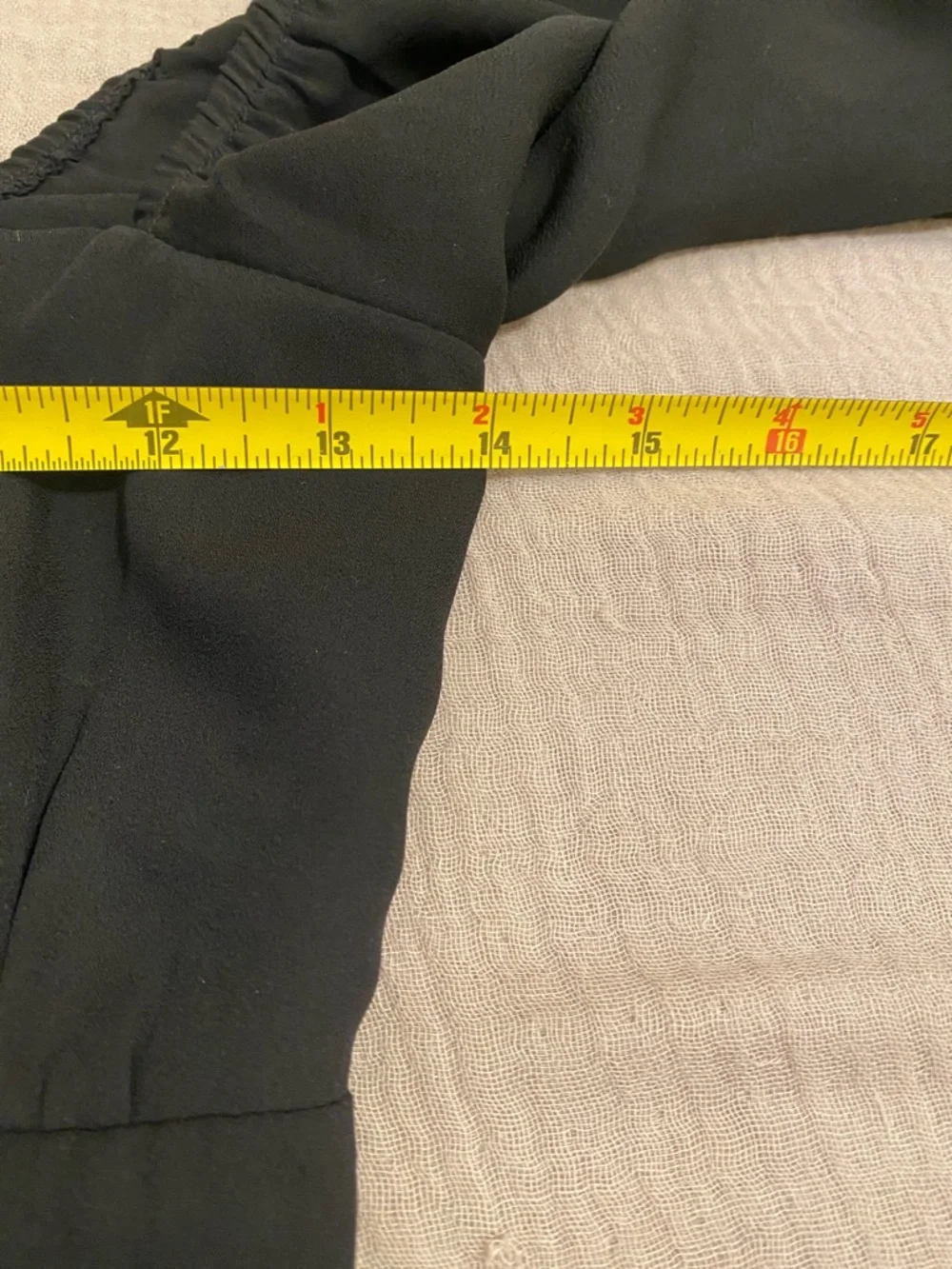 Abercrombie & Fitch Black Puff Sleeve Top. Size XS